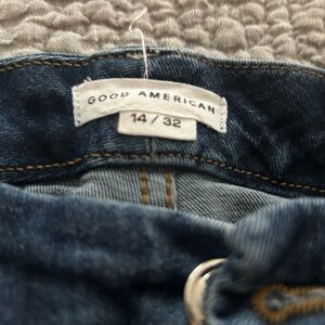 Good American Dark Blue Denim Jeans